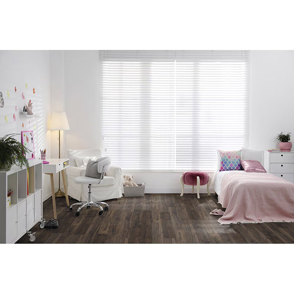 Home Decorators Collection Bisonridge Hickory 12mm x 6.26 in. W x 54.45 in. L Dark Brown Wood Look Laminate Flooring (16.57 sq.ft./case)
