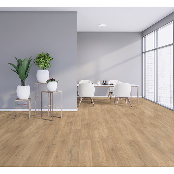 Revêtement de sol stratifié Home Decorators Collection, chêne du Sud, 14 mm x 7,6 po x 54,45 po (17,24 pi²/boîte)