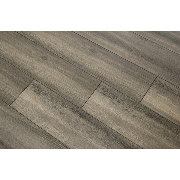 TrafficMaster Harrison Oak 12mm x 7.6 in. W x 54.45 in. L Grey Wood Look Laminate Flooring (17.24 sq.ft./case) (Copy)
