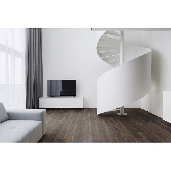 Home Decorators Collection Bisonridge Hickory 12mm x 6.26 in. W x 54.45 in. L Dark Brown Wood Look Laminate Flooring (16.57 sq.ft./case)