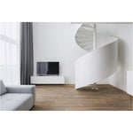 Charger l&#39;image dans la visionneuse de galerie, Revêtement de sol stratifié aspect bois brun moyen TrafficMaster Millside Walnut 10 mm x 7,6 po l x 54,45 po L (22,98 pi²/boîte)
