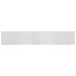 Load image into Gallery viewer, Merola Tile Blend White 3.25 inch x 17.5 inch Porcelain Wall Tile – 9.6 Sq. Ft./Case – Textured Stone Look Finish