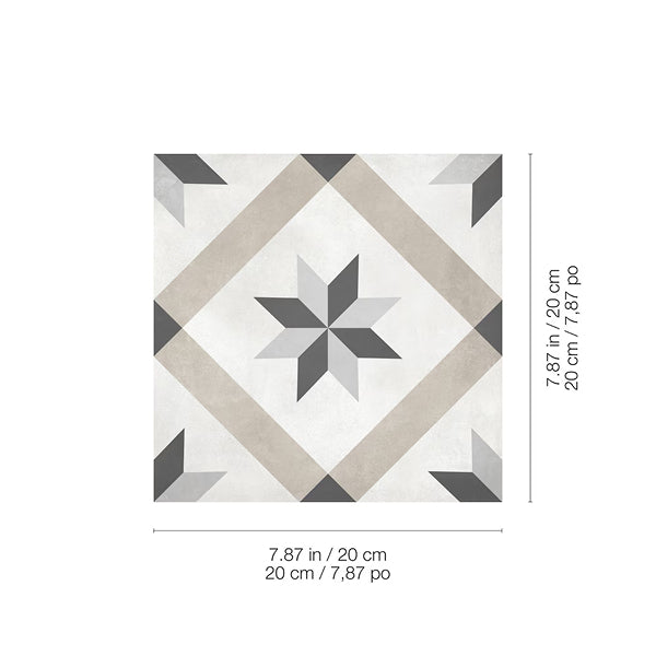 Anatolia Artisano Astra 8 inch x 8 inch Matte Pressed Porcelain Tile – 7.32 sq.ft. per Case