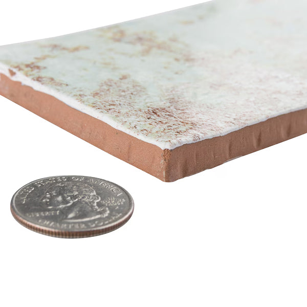Merola Tile Biarritz Green 3 inch x 6 inch Ceramic Wall Tile – 5.72 Sq. Ft. Coverage per Case