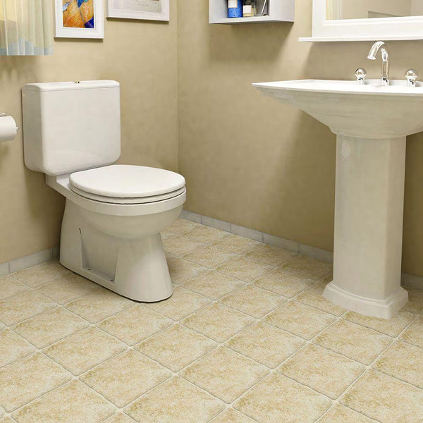 Merola Tile Costa Arena Ceramic Floor and Wall Tile 7.75 inch Width 7.75 inch Length 11.11 sq ft/case Matte Textured Finish