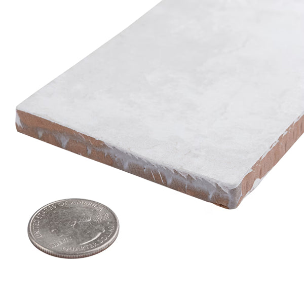 Merola Tile Biarritz White 3 inch x 6 inch Ceramic Wall Tile – 5.72 Sq. Ft. Coverage per Case