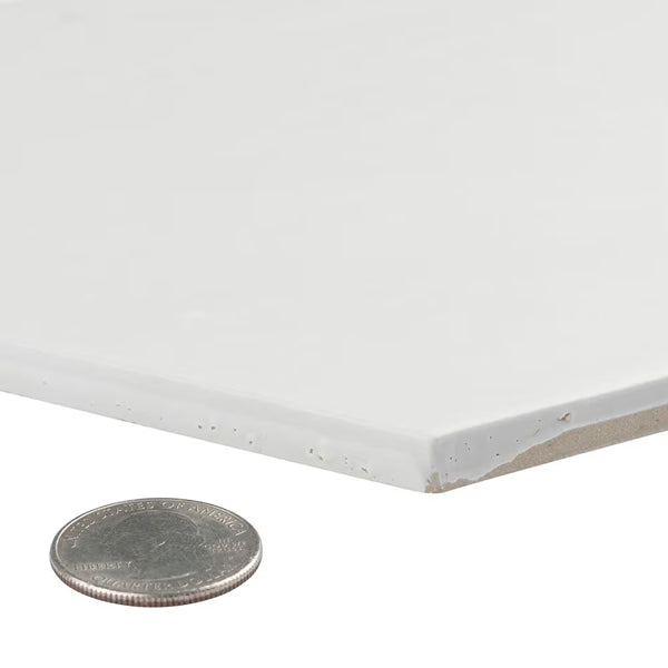 Merola Hexatile Matte Blanco Porcelain Tile 0.37 inch Thick 7 inch x 8 inch 7.67 sq. ft./case Matte Hexagon