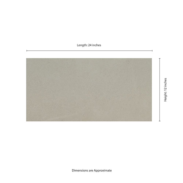 MSI Stone ULC Traktion Maven Talc Porcelain Tile 0.37 inch Thickness 24 inch Width 16 sq. ft. Coverage Matte Finish Stone Look