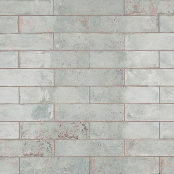 Merola Tile Biarritz Green Ceramic Subway Wall Tile 3 inch x 12 inch – 5.72 sq. ft. per Case (22 Pieces, Glazed Semi-Gloss Finish)