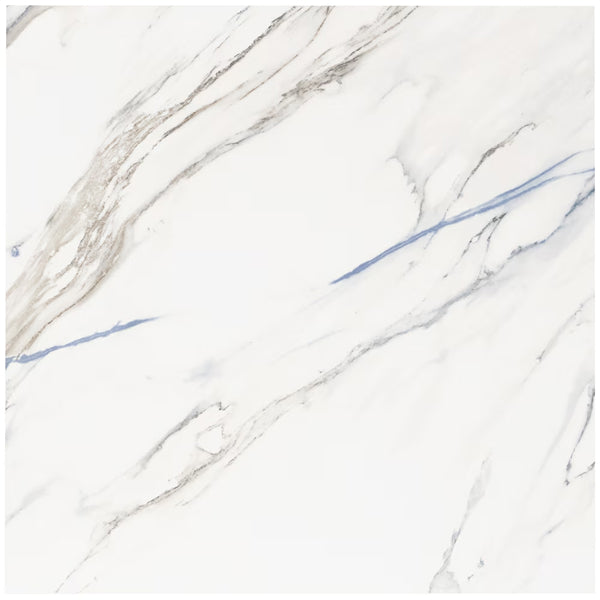Ivy Hill Tile Calacatta Indigo 24 inch x 24 inch Matte Marble Look Porcelain Floor and Wall Tile (15.49 sq. ft./Case)