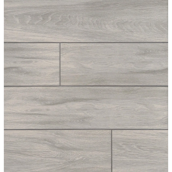 Brauma 6 in. x 24 in. Matte Ceramic Wood Look Floor and Wall Tile