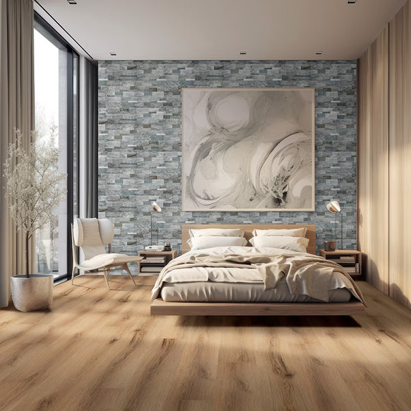 MSI Stone ULC High Trak Pro Plus Daintree Natural 30MIL 9 in. x 48 in. x 8mm Luxury Vinyl Flooring (20.95 Sqft./Case)