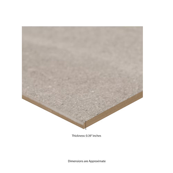 MSI Stone ULC Trakiton Maven Gris Porcelain Tile 0.37 inch Thickness 24 inch Width 16 sq. ft. Coverage Polished Finish Marble Look