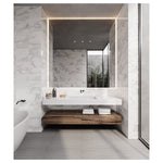 Charger l'image dans la visionneuse de galerie, Anatolia Zera Annex Silver Porcelain Tile 0.35 inch Thick 12 inch x 24 inch 16 sq. ft./Case Semi-Gloss Wood Look