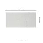 Load image into Gallery viewer, MSI Stone ULC Arctic Ravine Carrara White Porcelain Tile 0.37 inch Thickness 24 inch Width 16 sq. ft. Coverage Polished Finish Marble Look