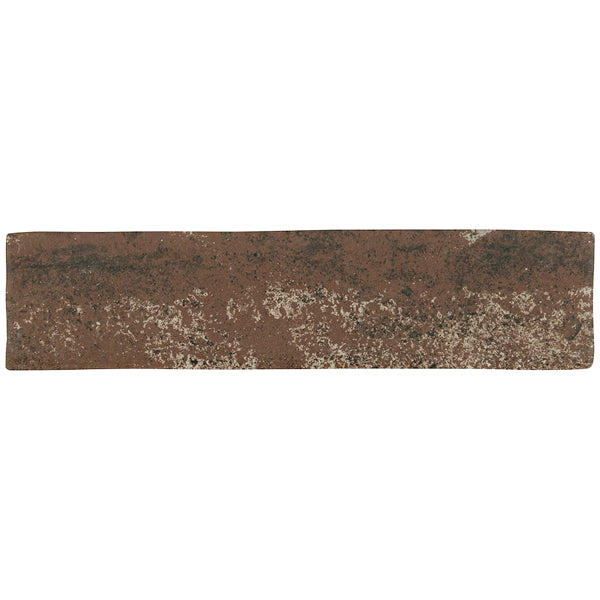MSI Stone ULC Capella Red Brick Porcelain Tile 0.35 inch Thick 2 inch x 10 inch 5.15 sq. ft./Case Matte Brick Look Floor and Wall Tile