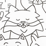 Load image into Gallery viewer, Merola Tile Oh My Cat Porcelain Floor and Wall Tile 9.75 inch x 9.75 inch x 0.4 inch – 10.88 sq. ft./Case, Mixed Textured White Finish