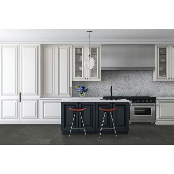 Anatolia 24-inch x 48-inch Vermont Graphite Matte Rectified Glazed Ultra-Thin Porcelain TileAnatolia 24-inch x 48-inch Vermont Graphite Matte Rectified Glazed Ultra-Thin Porcelain Tile
