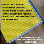 Load image into Gallery viewer, Deco Products HydroStop Old Blue Sea 20 MIL x 7.1 in. W x 48 in. L Rigid Core Click Float Vinyl Plank (23.64 sq. ft./case)
