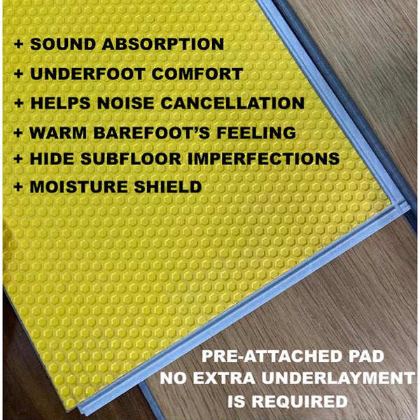 Deco Products HydroStop Old Blue Sea 20 MIL x 7.1 in. W x 48 in. L Rigid Core Click Float Vinyl Plank (23.64 sq. ft./case)