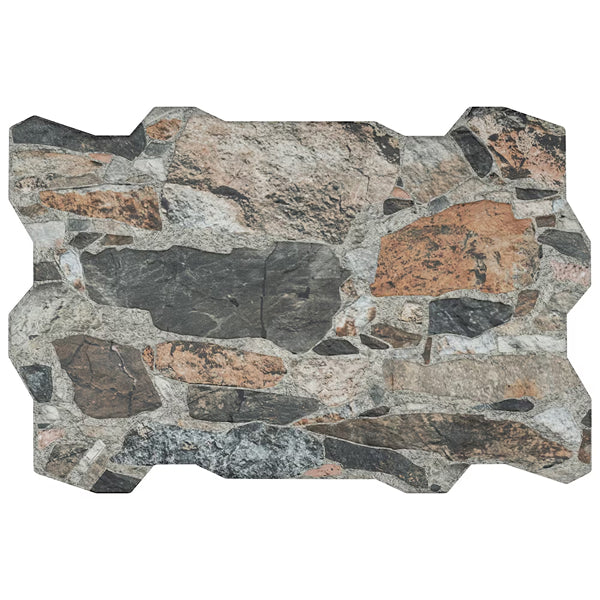 Merola Tile Rambla Mica Porcelain Tile 0.39 inch Thickness 14.63 inch Width 14.04 sq. ft. Coverage Matte Textured Stone Look