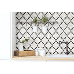 Load image into Gallery viewer, Vintage Scroll Lantern 11 in. x 15 in. Glossy Ceramic Mosaic Wall Tile