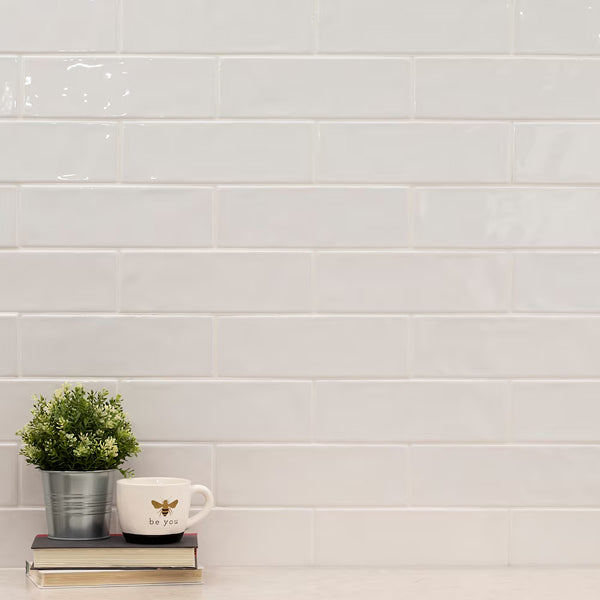 MSI Stone ULC Citylights Pure 3D Mix Ceramic Tile 0.31 inch Thickness 4 inch Width 9.9 sq. ft. Coverage Glossy Finish Wall Tile