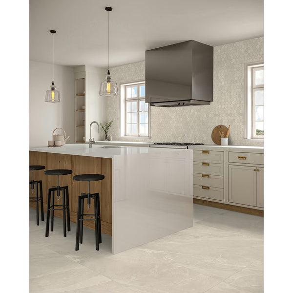 Anatolia Vermont Oasis Porcelain Tile 0.33 inch Thickness 24 inch Width 15.5 sq. ft. Coverage Matte Rectified Stone Look