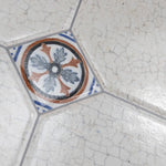 Load image into Gallery viewer, Merola Tile Manises Decor Blanco 13-1/8 inch x 13-1/8 inch Porcelain Floor and Wall Tile – 10.98 sq. ft. per Case, Glazed Marble Look Patterned Tile