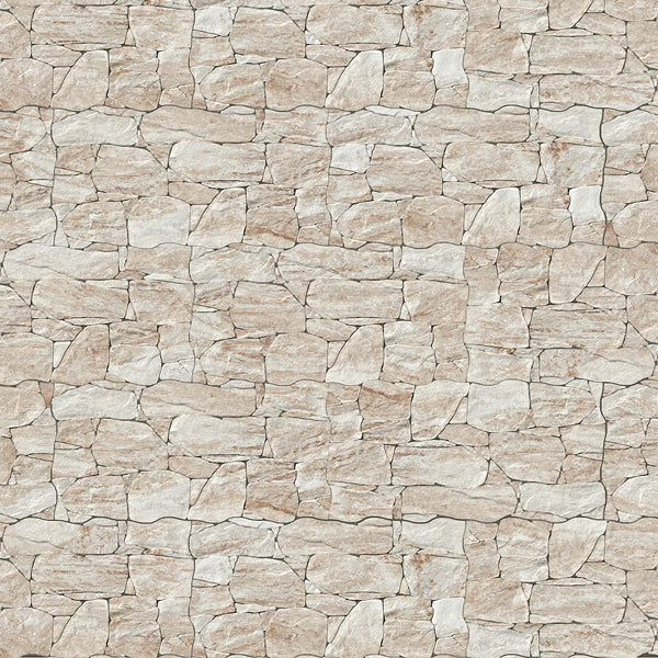 Merola Tile Caldera Roques Sand Porcelain Tile 0.38 inch Thickness 12.63 inch Width 11.2 sq. ft. Coverage Matte Textured Stone Look Floor and Wall Tile