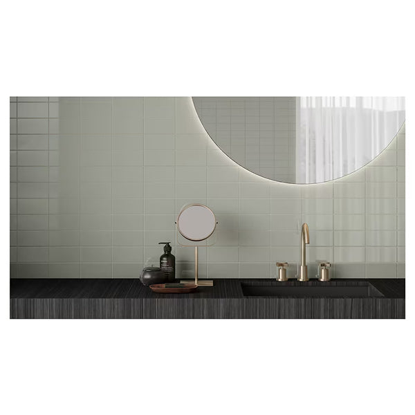 Anatolia Soho Soft Sage Glossy 3 inch x 6 inch Glossy Pressed Glazed Ceramic Tile – 10.66 Sq. Ft. Coverage per Case