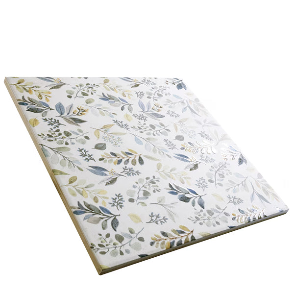 Merola Tile Garden Evergreen 9-3/4 inch x 9-3/4 inch Mixed Finish Porcelain Floor and Wall Tile (10.88 sq. ft./Case)