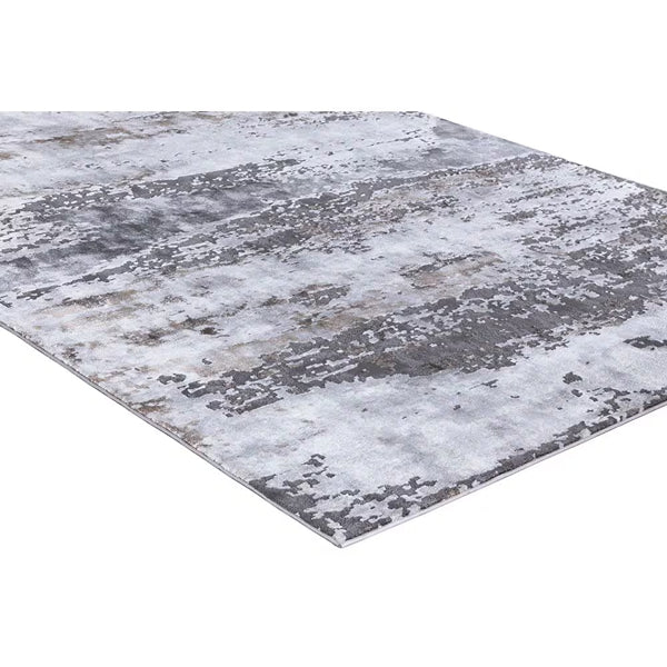 Home Decorators Collection Lakeside Grey 5 ft. 3-inch x 7 ft. 3-inch Indoor Area Rug – Contemporary Stain Resistant Rug