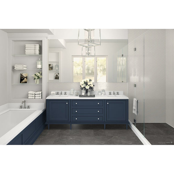 Anatolia Trentino Graphite Porcelain Tile 12 inch x 24 inch 15.5 sq. ft./case Polished Rectified Marble Look Glossy Finish