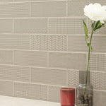 Charger l'image dans la visionneuse de galerie, Metrola 3D Mix 4 in. x 12 in. Glossy Ceramic Subway Wall Tile
