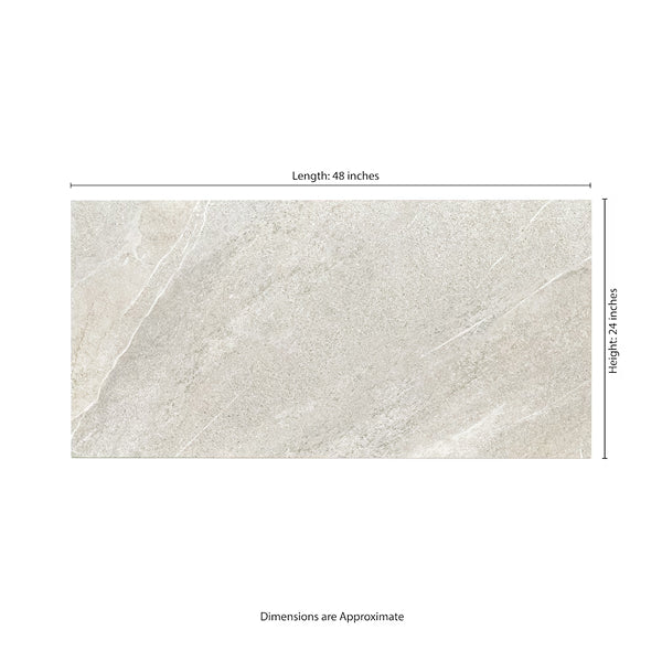MSI Stone ULC Circinus Grigio Porcelain Tile 0.37 inch Thickness 24 inch Width 16 sq. ft. Coverage Polished Finish Marble Look