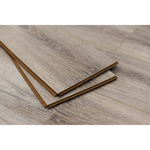 Marquis Laminate Wood Flooring 8 in. W x 48 in. L 12mm Waterproof (20.63 sq.ft./case)