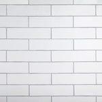 Load image into Gallery viewer, Merola Tile Chester Matte Bianco Ceramic Wall Tile 0.38 inch Thick 3 inch Wide 5.72 sq ft/case Satin Subway Finish