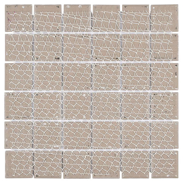 Merola Tile Celadon Royal Porcelain Mosaic Tile Sample 0.26 inch Thick 11.63 inch x 11.63 inch Glossy