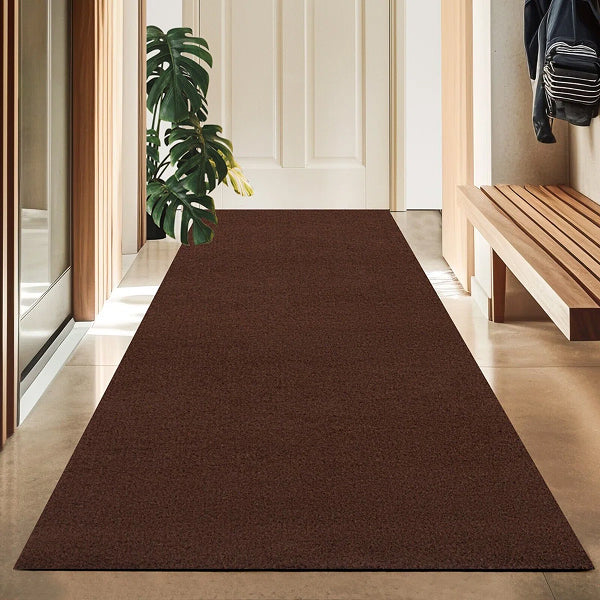 Area Rugs For Living Room Or Bedroom, Non Slip Brown Runner, 6'X5'