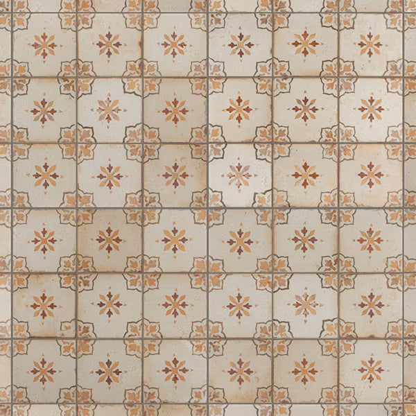 Merola Tile Mirambel Marron 13 inch x 13 inch Ceramic Floor and Wall Tile – 12.2 sq. ft. per Case, Matte Textured Finish