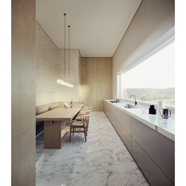 Anatolia Aura Dune Glossy Pressed Ceramic Wall Tile 0.34 inch Thick 2.95 inch W 10.66 sq ft/case