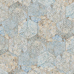 Load image into Gallery viewer, Merola Carpet Hex Tapestry Natural Porcelain Tile 9.88 inch x 11.25 inch 10.03 sq. ft./case Matte Textured Hexagon Vintage Finish