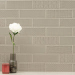 Load image into Gallery viewer, MSI Stone ULC Citylights Warm Concrete 3D Ceramic Tile 0.31 inch Thickness 4 inch Width 9.9 sq. ft. Coverage Glossy Finish Wall Tile