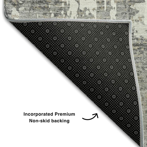 Premium Machine Washable Mayfield AMF1008 Abstract Rug