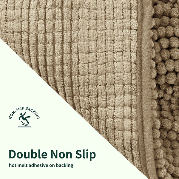 Chenault Soft Absorbent Microfiber Non-Slip Backing Rectangle Bath Rug