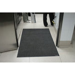 Charger l'image dans la visionneuse de galerie, Turin Classic Indoor Mat Polypropylene with Micro-Filament Scrubbing and PVC Backing 47 inch x 94 inch Black Commercial Floor Mat