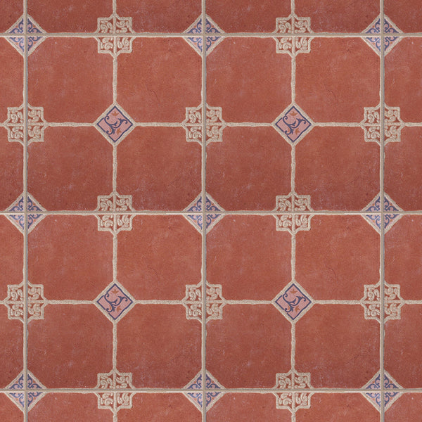 Merola Tile Sevilla 17-3/4 inch x 17-3/4 inch Ceramic Floor & Wall Tile – 17.76 sq. ft. per Case, Rough Textured Matte Finish