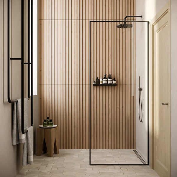Ivy Hill Tile Brookline Ribbon Miel Brown Porcelain Tile 0.35 inch Thickness 24 inch Width 15.49 sq. ft. Coverage Matte Wood Look Finish