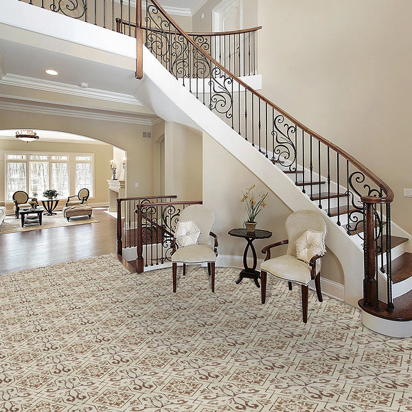 Retro Self Adhesive 12" x 12" x 1.5mm Luxury Vinyl Tile